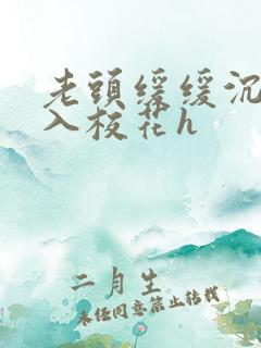 老头缓缓沉腰进入校花h