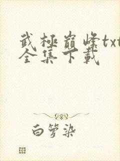 武极巅峰txt全集下载