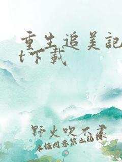 重生追美记txt下载