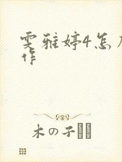 雯雅婷4怎么操作