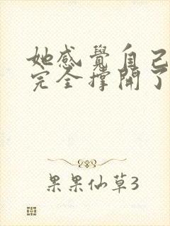 她感觉自己被他完全撑开了