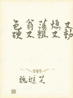 色翁荡熄又大又硬又粗又动态图