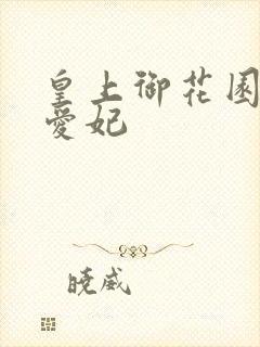 皇上御花园中要爱妃