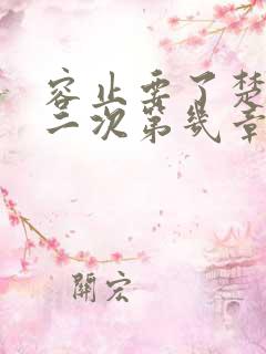 容止要了楚玉第二次第几章