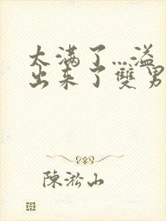 太满了...溢出来了双男动漫