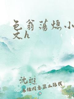 色翁荡熄小说全文h