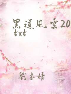 黑道风云20年 txt