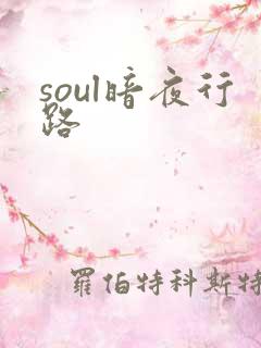 soul暗夜行路