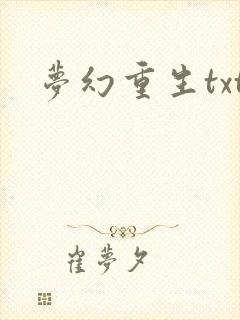 梦幻重生txt