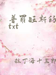 普罗旺斯的一年txt