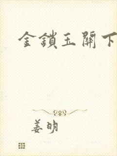 金锁玉关下载