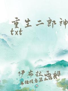 重生二郎神杨戬txt