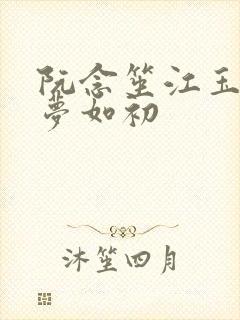 阮念笙江玉楼回梦如初