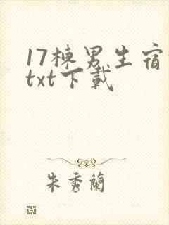 17栋男生宿舍txt下载