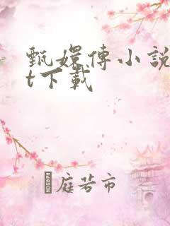 甄嬛传小说txt下载