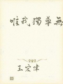 唯我独尊无弹窗