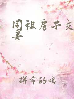 同租房子交换夫妻