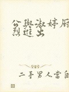 公与淑婷厨房猛烈进出