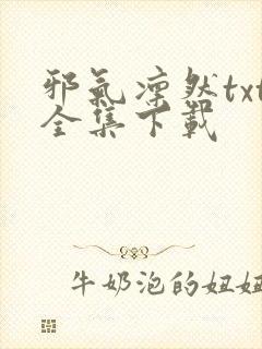 邪气凛然txt全集下载