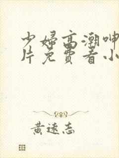 少妇高潮呻吟A片免费看小说