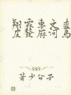 翔霖车文爽到头皮发麻河马的秘密
