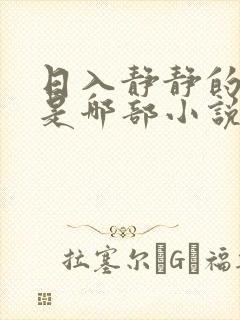 日入静静的大肠是哪部小说中一篇