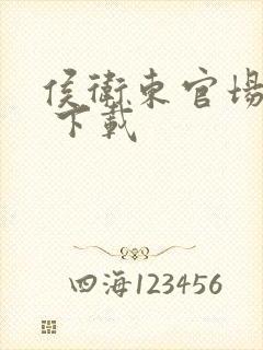 侯卫东官场笔记 下载