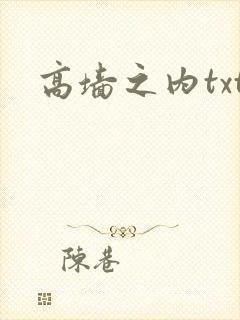 高墙之内txt