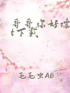 哥哥你好坏txt下载
