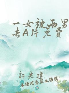 一女被两男桶进去A片免费