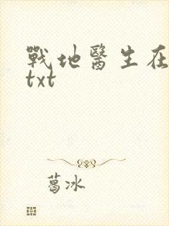 战地医生在都市txt