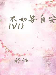 不如各自安好(1V1)