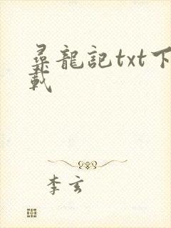 寻龙记txt下载