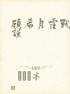 顾希月霍战霆小说