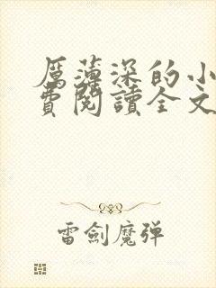 厉薄深的小说免费阅读全文