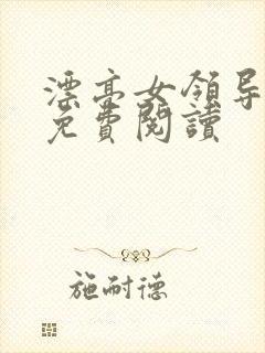 漂亮女领导全文免费阅读