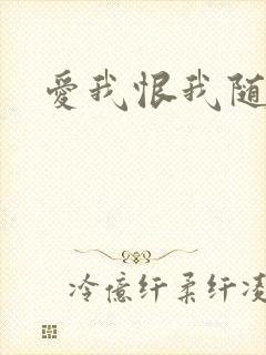 爱我恨我随便你