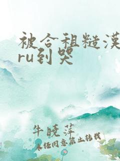 被合租糙汉室友ru到哭