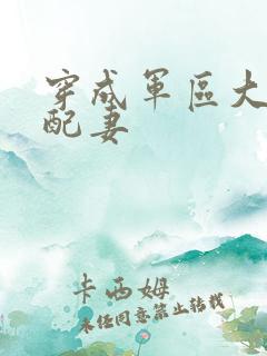 穿成军区大佬女配妻