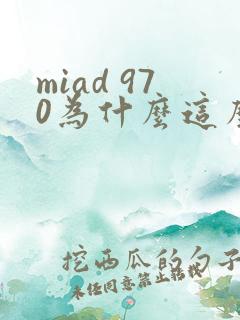miad 970为什么这么火