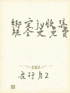 绑定jy收集系统全文免费阅读