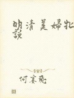 明清美妇牝户小说