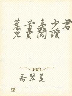 叶兮秦少君全文免费阅读