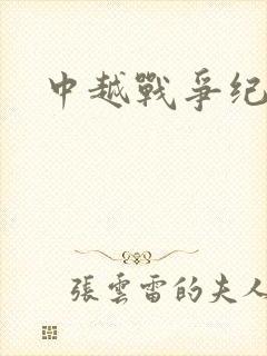 中越战争纪实录