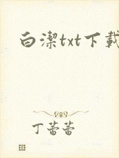 白洁txt下载