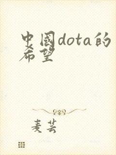 中国dota的希望