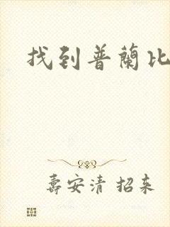 找到普兰比尔德