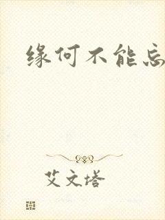 缘何不能忘记你