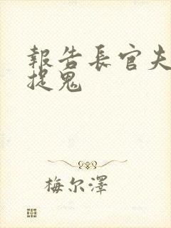 报告长官夫人在捉鬼
