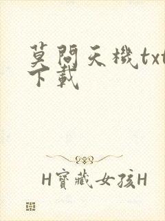 莫问天机txt下载